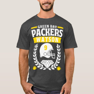 Grönt Bay Packers Christian Watson 9 Edition T Shirt
