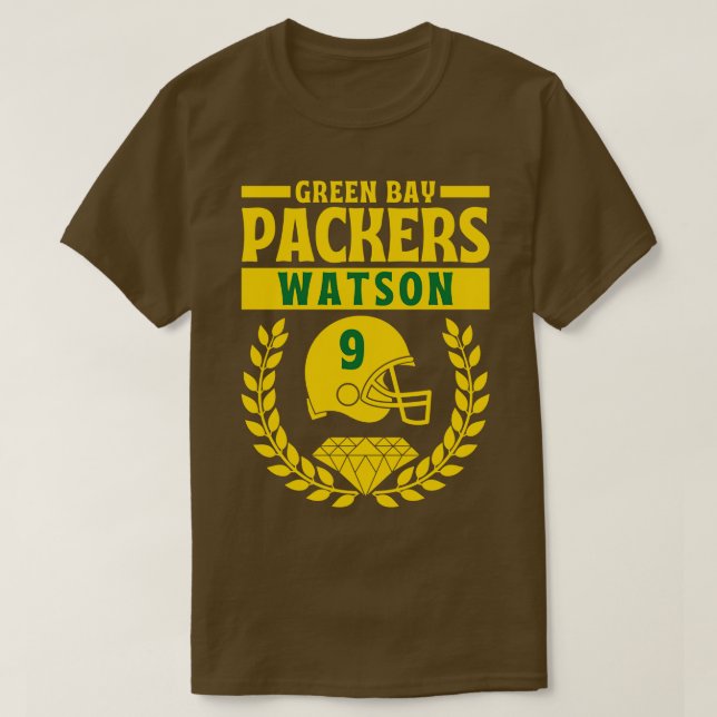 Grönt Bay Packers Watson 9 Amerikanska T Shirt (Design framsida)