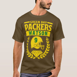Grönt Bay Packers Watson 9 Amerikanska T Shirt