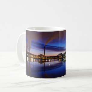 Grönt Bay Wisconsin nattscen mugg