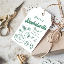 Grönt Beach Bachelorette Helg Gift Märkre
