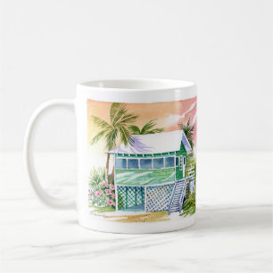 Grönt Beach Cottage Fort Myers Beach Florida Mugg