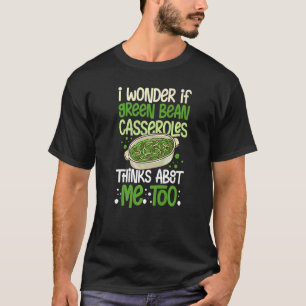 Grönt Bean Casserole Recipe Dish Snack String Bean T Shirt