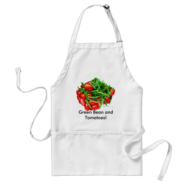 Grönt Bean och Tomater Förkläde (Framsidan)