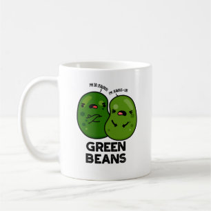 Grönt Beans Funny Jeverse Bean Pun Kaffemugg
