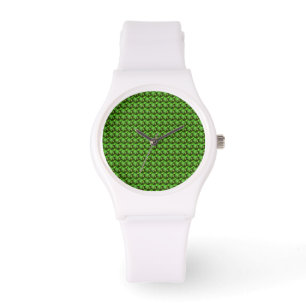 Grönt Bee Hive Armbandsur