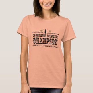 Grönt Beer Drinking Champion Tee Shirt