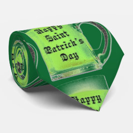 Grönt Beer Lycklig St. Patrick's Day Tie Slips
