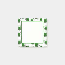 Grönt Beer Mugg - vitanteckningar Post-it Block