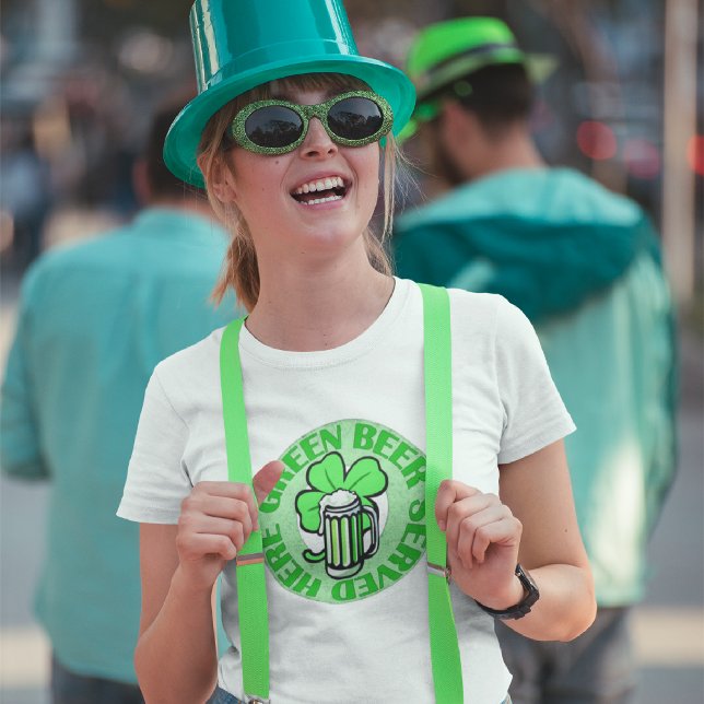 Grönt Beer | Sankt Patrick Day Shirts T-shirt (Skapare uppladdad)