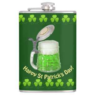 Grönt Beer St patrick's day Fickplunta