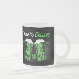 Grönt Beer St. Patrick's Day Frosted Mugg