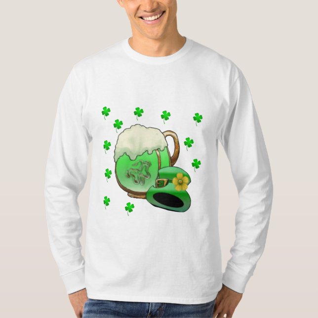 Grönt Beer T-shirt (Framsida)