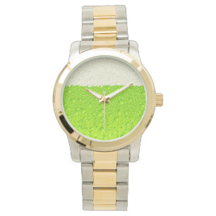 Grönt Beer Watch for St. Patrick's Day Armbandsur