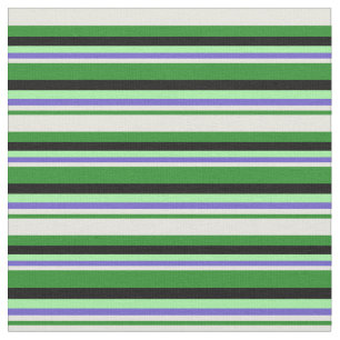 Grönt, Beige, Slate Blue, Grönt & Black Tyg