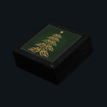 Grönt Bell Julgran Gift Box Smyckeskrin<br><div class="desc">Vilket bättre sätt att presentera den speciella gåvan än att lägga den i en originalpresentlåda av trä, det är en unik och praktisk gåva i sig. Lägg till klockan, smycken, nycklar till den nya bilen, spelar ingen roll. En gåva inuti en gåva till en speciell överraskning i extra. Av lackerat...</div>