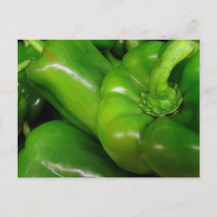 Grönt Bell Peppers Gift Range Vykort