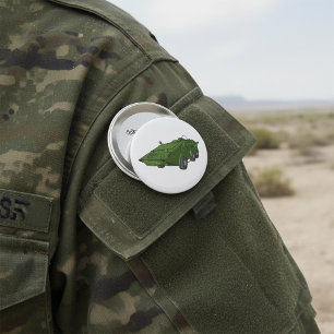 Grönt bepansrat militärfordon knapp