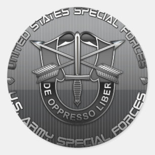 Grönt Berets DUI Speciell Edition Runt Klistermärke