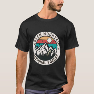 Grönt bergsskogsområden t shirt