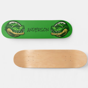 Grönt - beskärningstema mini skateboard bräda 18,5 cm