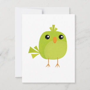 Grönt Bird Kort
