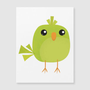 Grönt Bird Tecknad