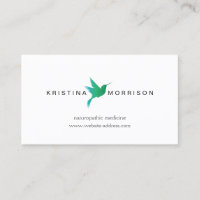 Grönt/blå Hummingbird-Logotyp