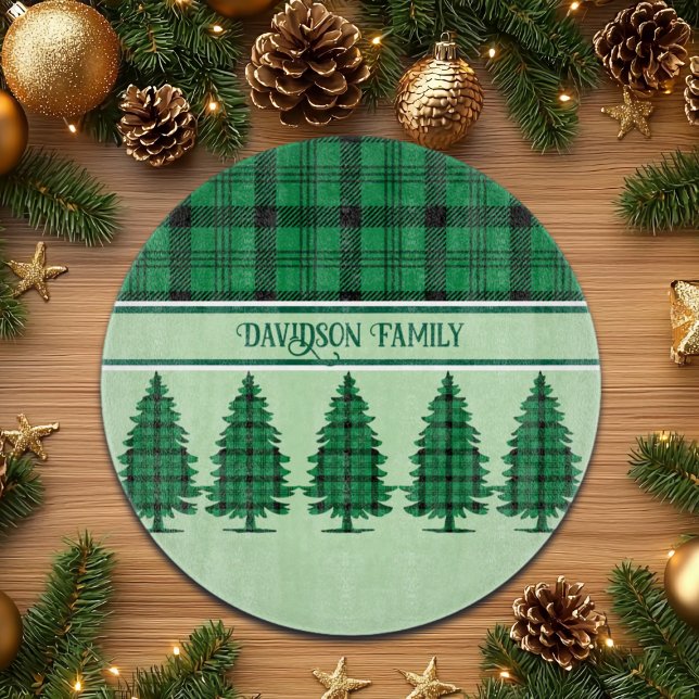 Grönt Black Mysigt Tartan Gräs Träd (Skapare uppladdad)