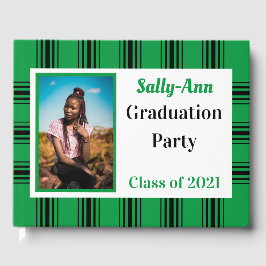 Grönt Black Photo Studentfest Gästböcker