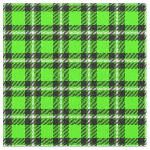 Grönt Black Traditional Tartan Mönster Play Stil Tyg