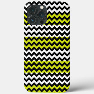 Grönt Black White Chevron Zigzag