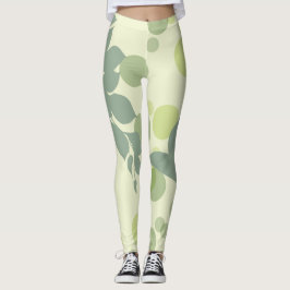 Grönt blad leggings