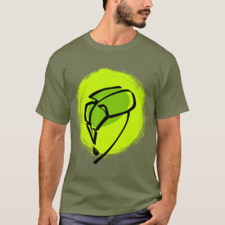 Grönt blad t shirt