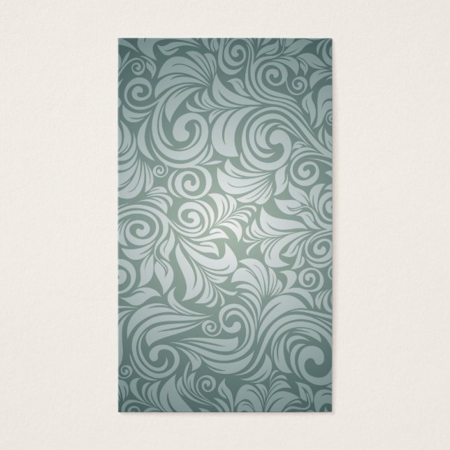 Grönt blad visitkort (Framsidan)