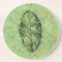 Grönt bladfossil