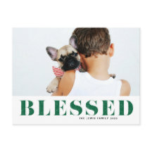 Grönt Blanka typografi - julfoto