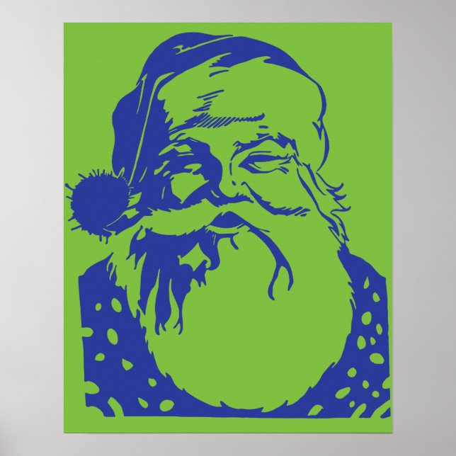 Grönt blått poster (Framsidan)