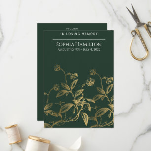 Grönt Blommigt - allmänt minnesprogram Program