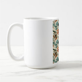 Grönt Blommigt Resa blomma i modern kaffe Älskare Kaffemugg