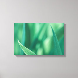 Grönt Blommigt - typfoto Canvastryck