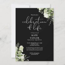Grönt blomsterbegravningsfirande av livet
