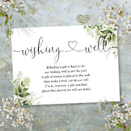 Grönt blomsterguide skript önskar bröllop tilläggskort