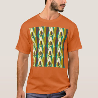 Grönt Blue Avocado Mönster T Shirt