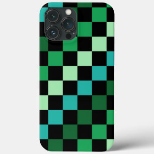 Grönt Blue Checkered Gingham Mönster