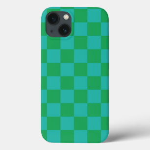 Grönt Blue Checkered Gingham Mönster