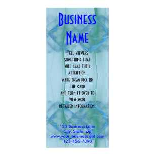 Grönt Blue Diamond Echo General Business Template Reklamkort