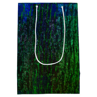 grönt Blue gradient glitch träd bark