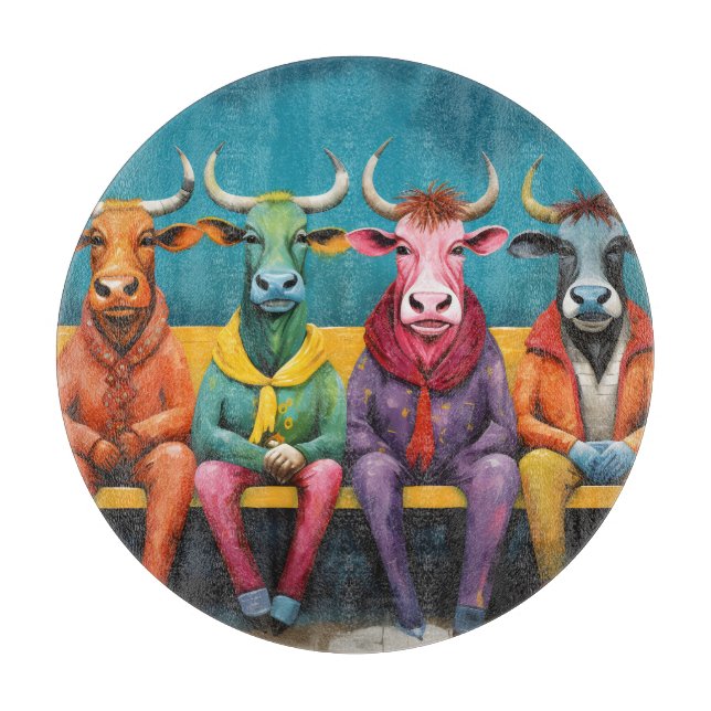 Grönt Blue Ox Cow-grupp nedgraderad (Framsidan)