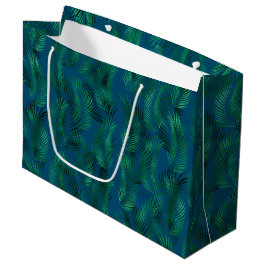 Grönt Blue Tropical Löv